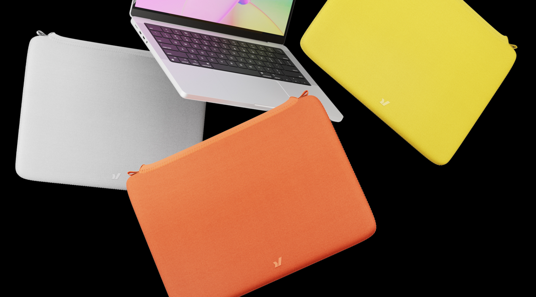 Orange sales laptop case