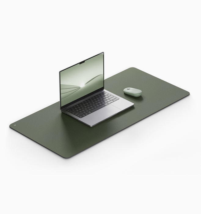 Rushfaster Desk Mat Large - Green