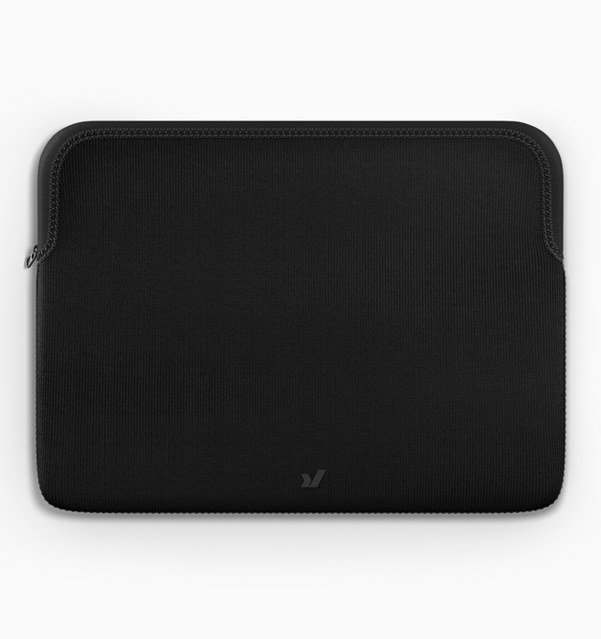 Rushfaster 13" Zippered Laptop Sleeve - Black