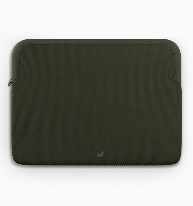 Rushfaster 14" Zippered Laptop Sleeve - Green