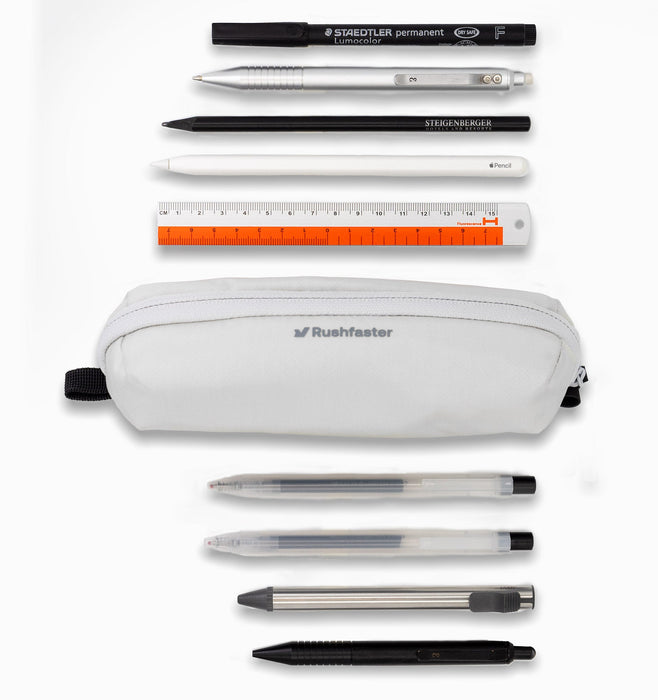 Rushfaster Pencil Case - White