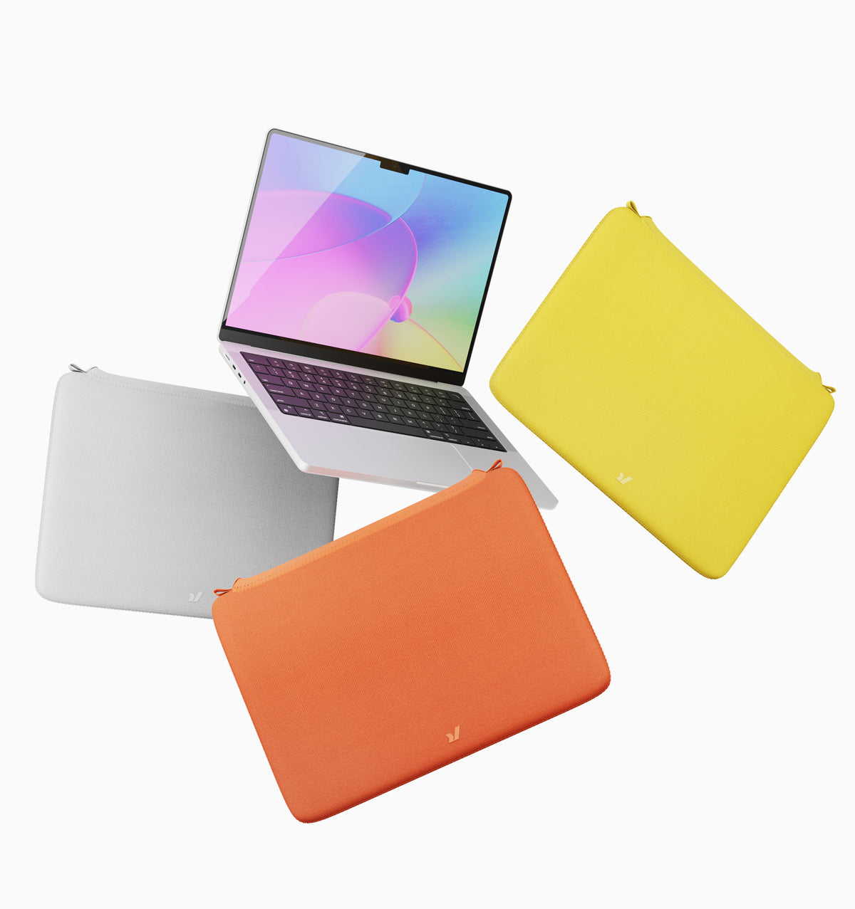 Rushfaster Laptop Sleeve For 13" MacBook Air/Pro Yellow